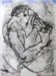 © S. Blumin, Man Holding a Void, signed, unframed author's print of oil tracing on paper, 1993 (click to enlarge) © S. Blumin, Man Holding a Void, signed, unframed author's print of oil tracing on paper, 1993 (click to enlarge)